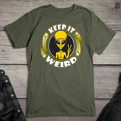 Keep It Weird Alien T-Shirt