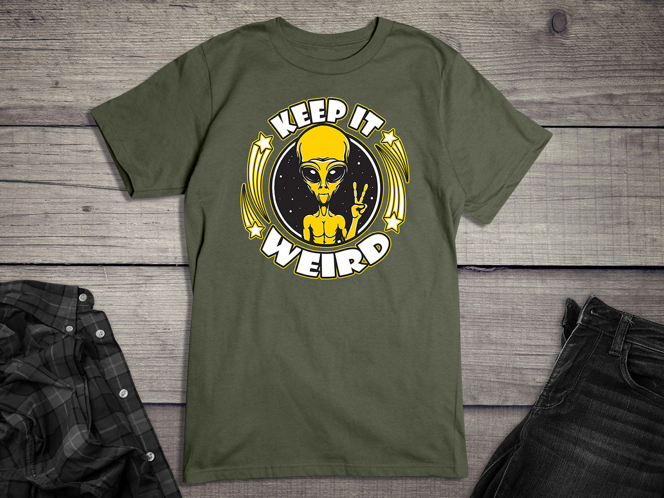 Keep It Weird Alien T-Shirt