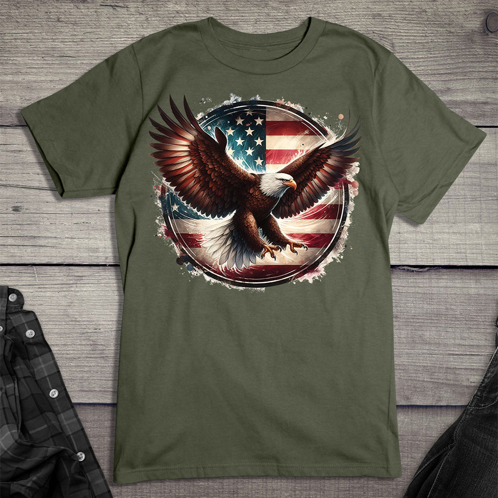 Eagle Flag Circle T-Shirt