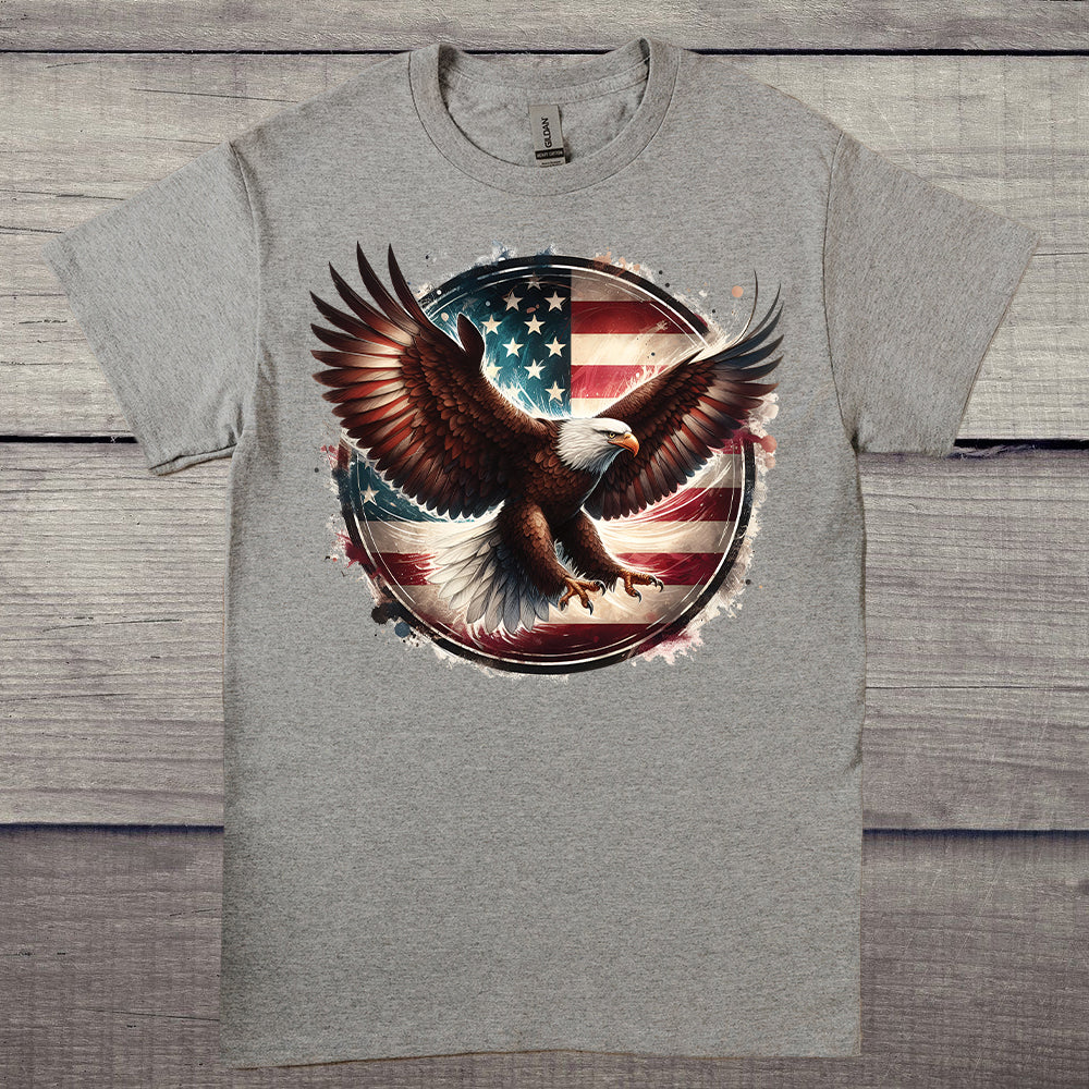 Eagle Flag Circle T-Shirt