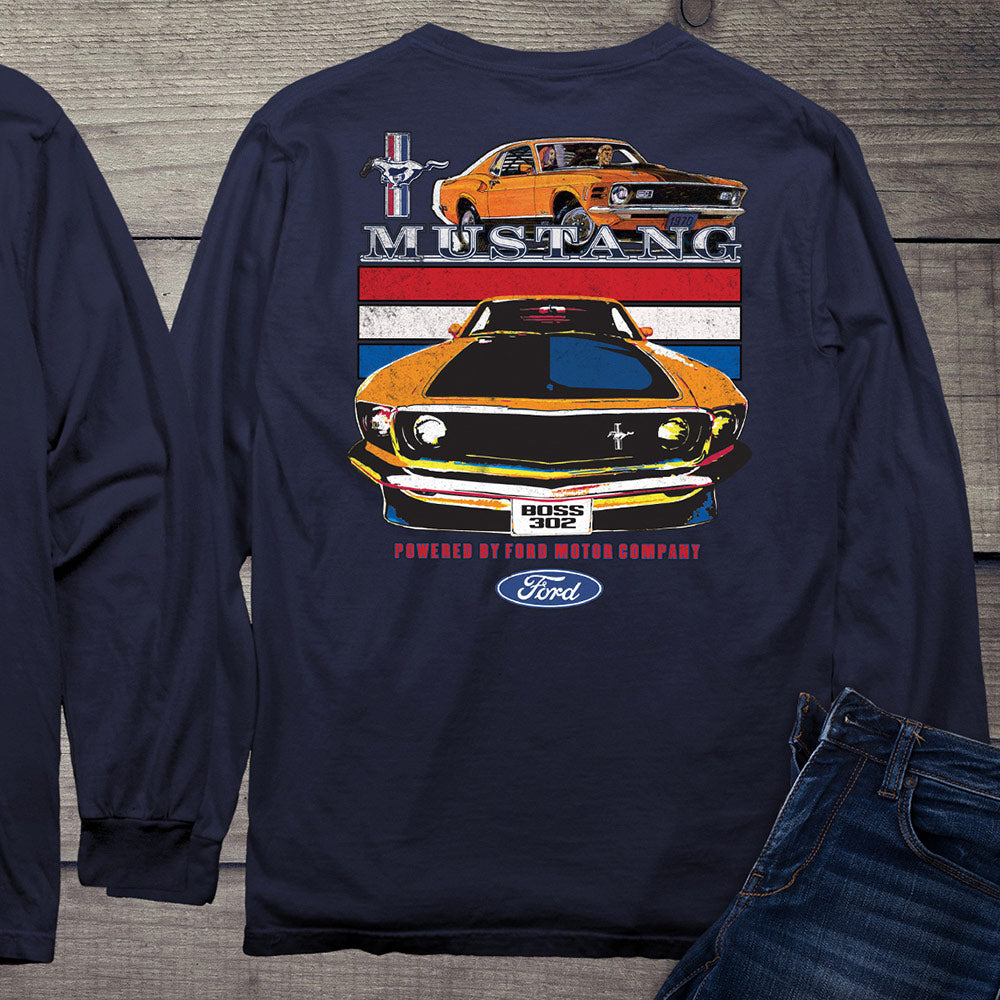 Ford Motor Company, Mustang Powered By Ford Long Sleeve Shirt