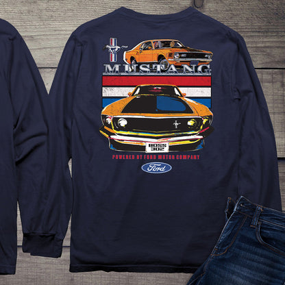 Ford Motor Company, Mustang Powered By Ford Long Sleeve Shirt