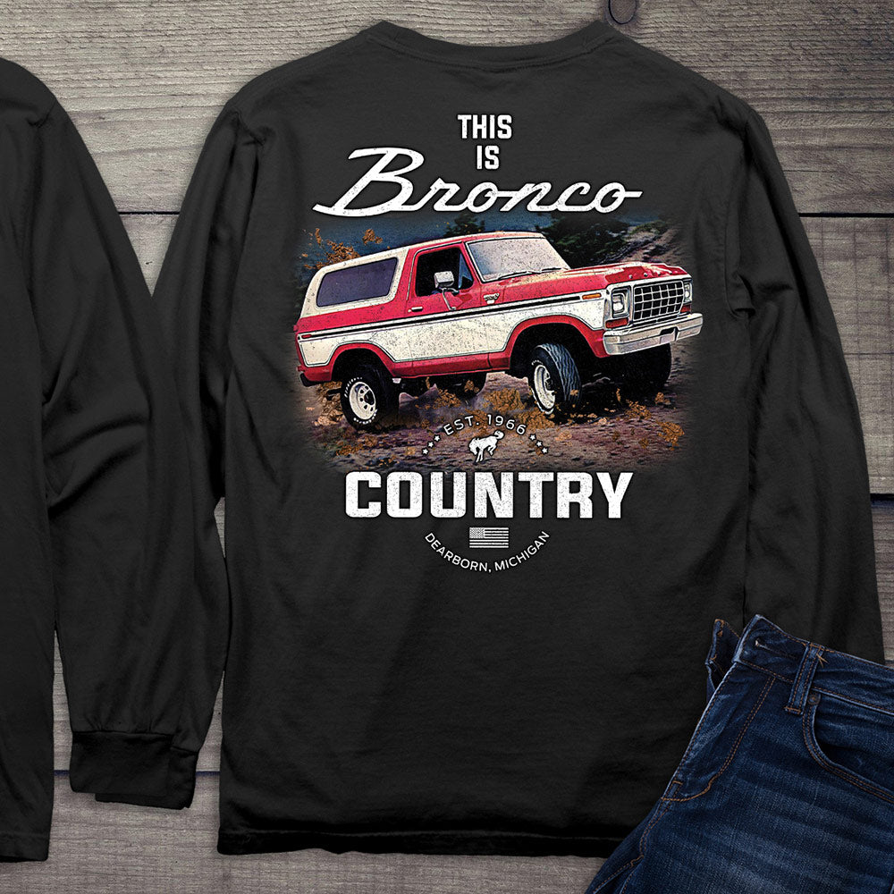 Ford Motor Company, Bronco Country Long Sleeve Shirt