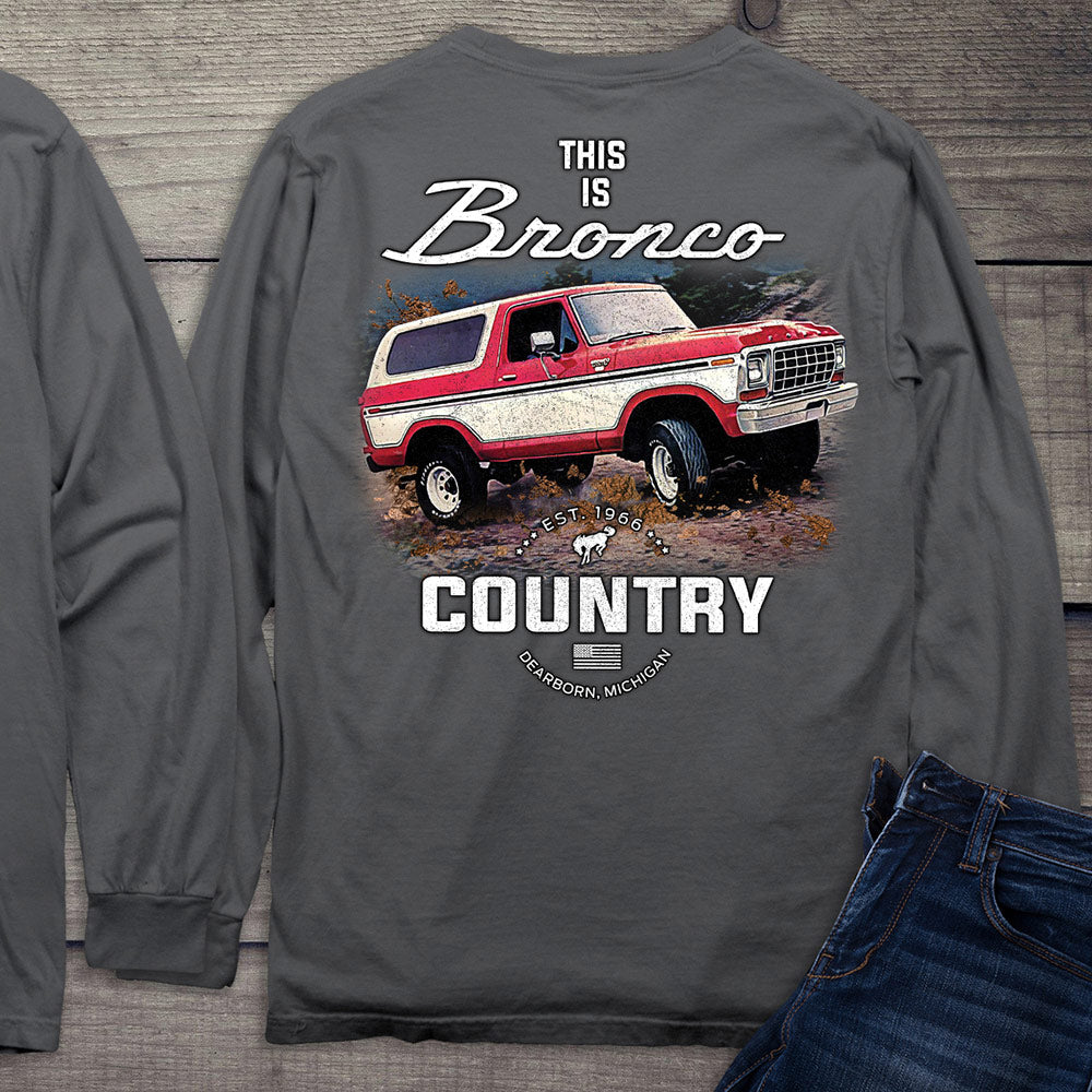 Ford Motor Company, Bronco Country Long Sleeve Shirt