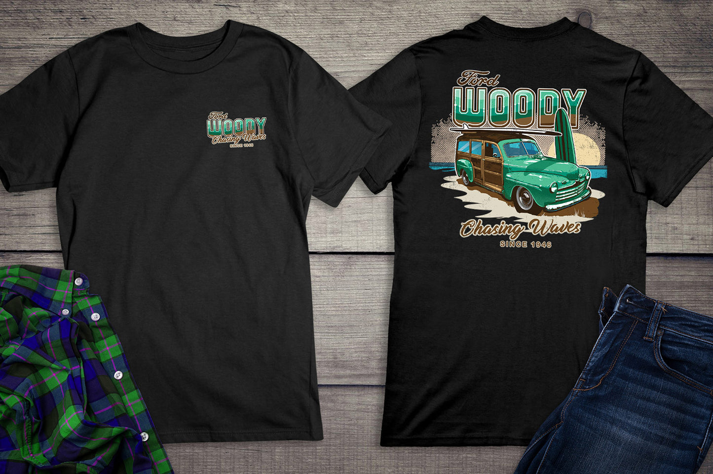 Ford Motor Company, 1946 Ford Woody T-Shirt