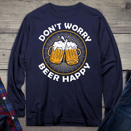 Beer Happy Long Sleeve Shirt