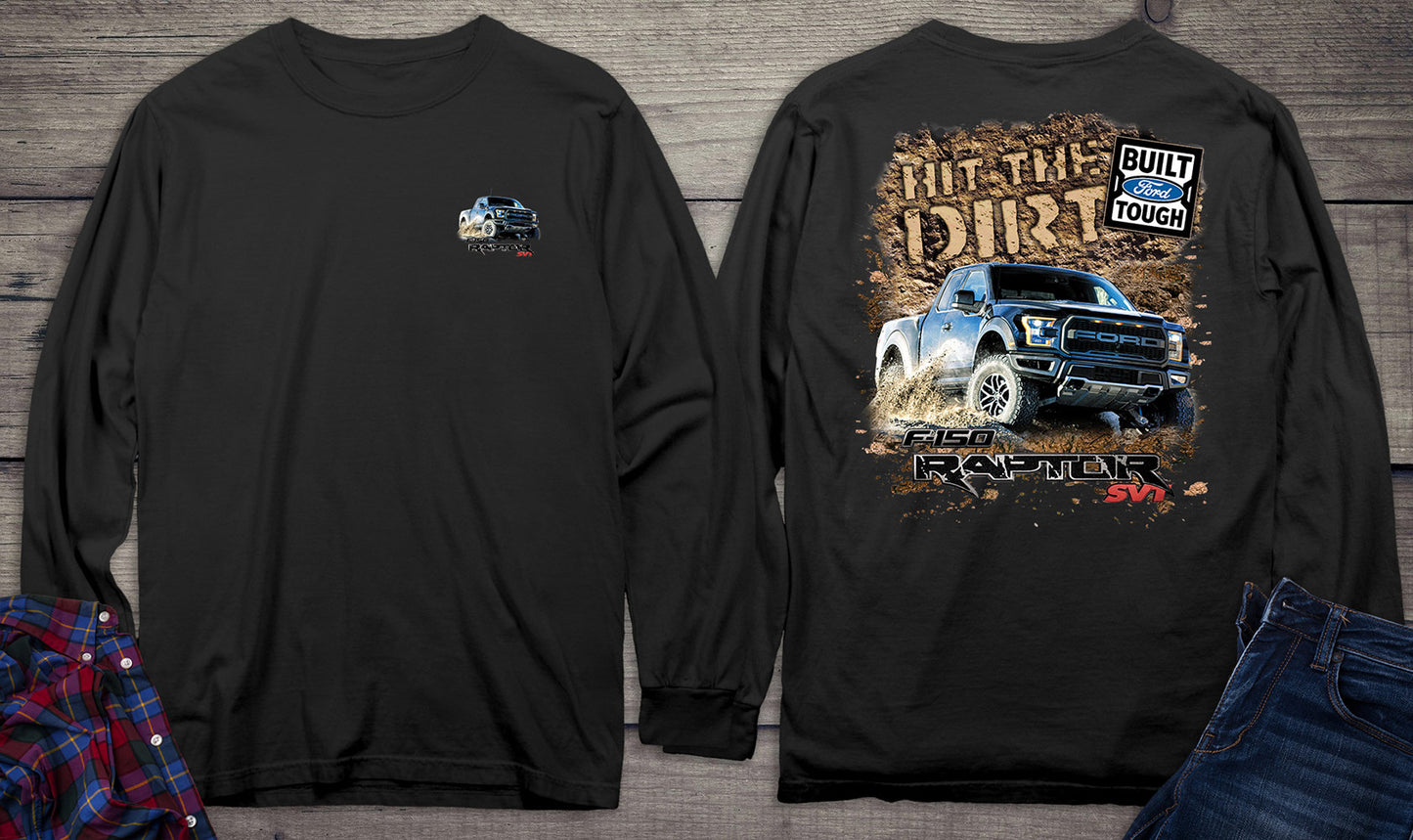 Ford Motor Company, Hit The Dirt Long Sleeve Shirt