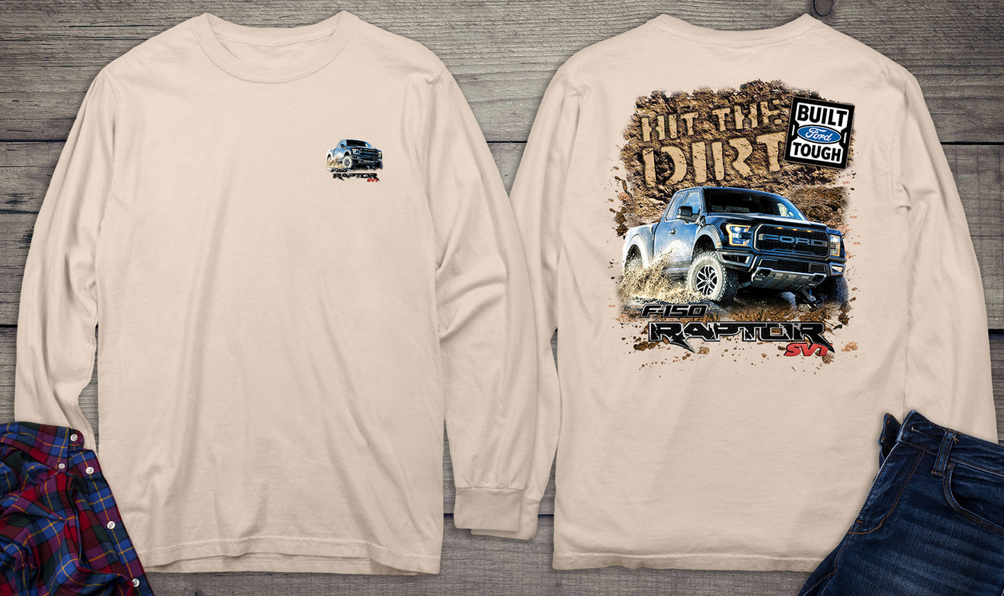 Ford Motor Company, Hit The Dirt Long Sleeve Shirt