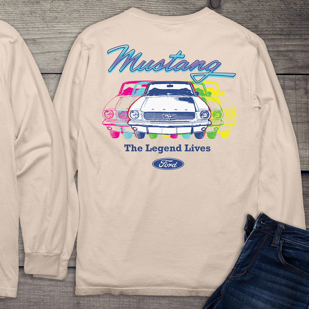 Ford Motor Company, Mustang Legend Long Sleeve Shirt