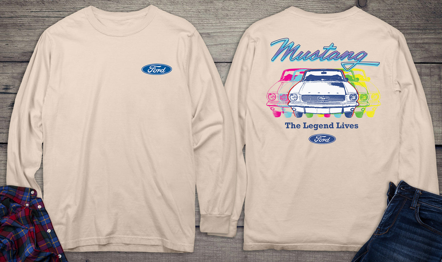 Ford Motor Company, Mustang Legend Long Sleeve Shirt