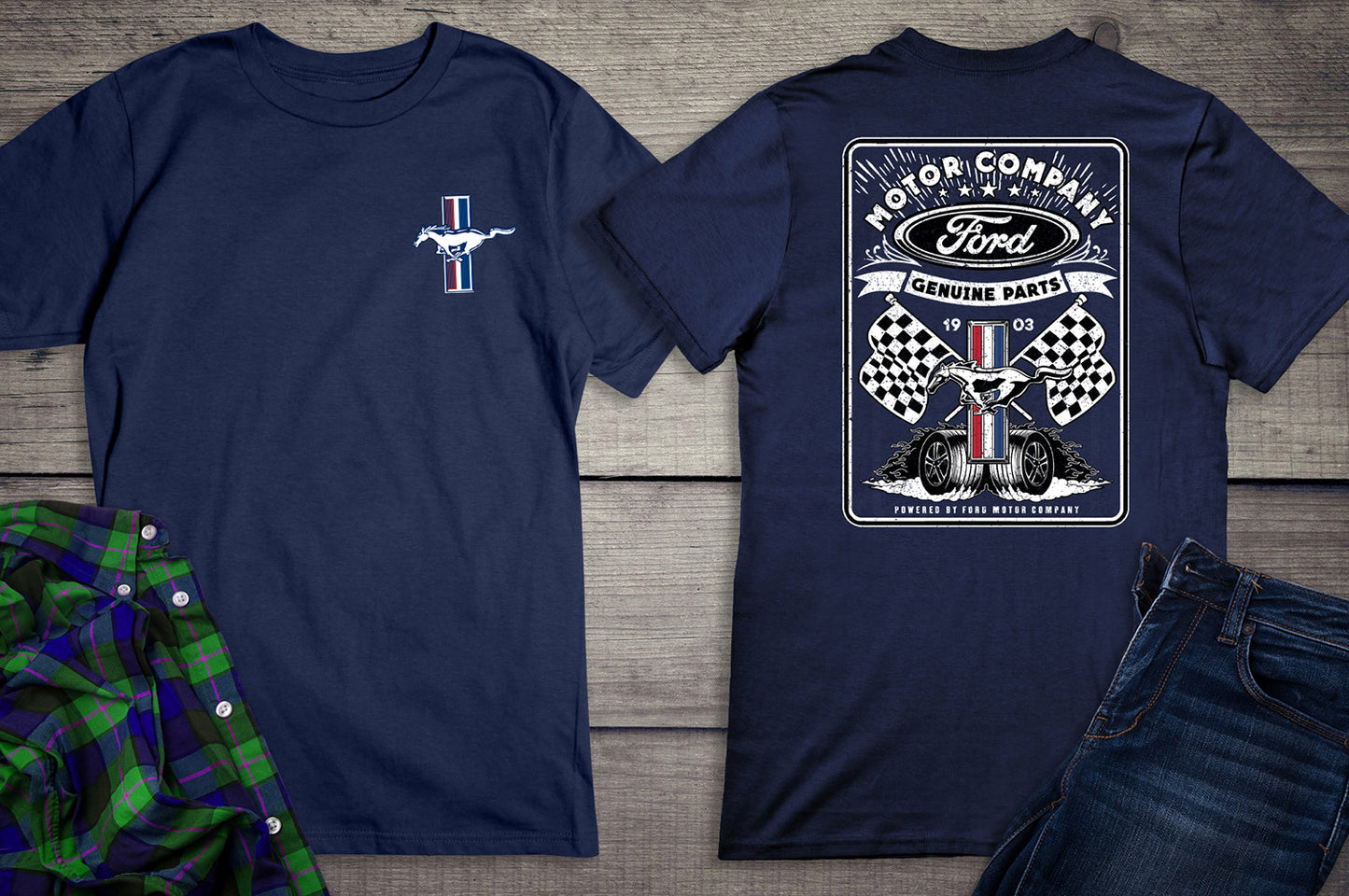 Ford Motor Company, Ford Flags T-Shirt