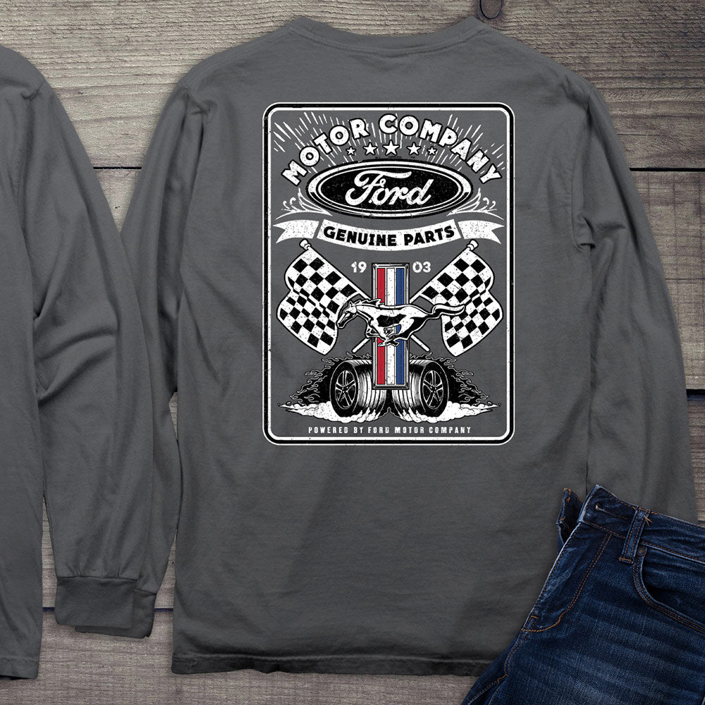 Ford Motor Company, Ford Flags Long Sleeve Shirt