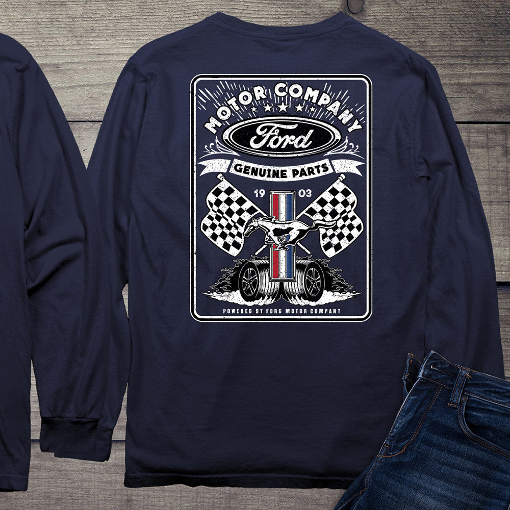 Ford Motor Company, Ford Flags Long Sleeve Shirt