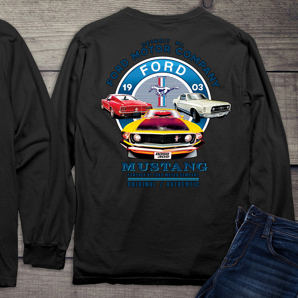 Ford Motor Company, Mustang Circle Long Sleeve Shirt