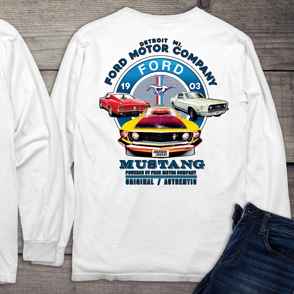 Ford Motor Company, Mustang Circle Long Sleeve Shirt