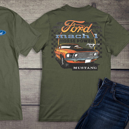 Ford Motor Company, Mustang Mach Horsepower T-Shirt