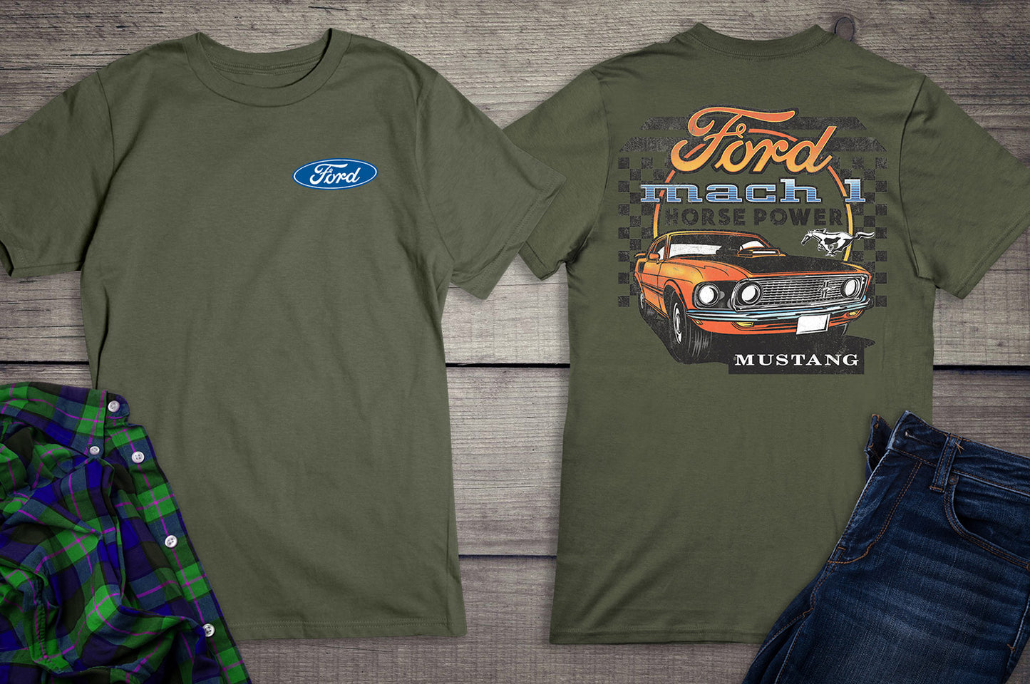 Ford Motor Company, Mustang Mach Horsepower T-Shirt