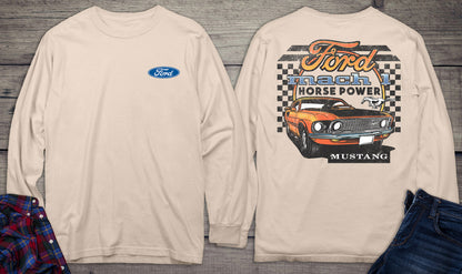 Ford Motor Company, Mustang Mach Horsepower Long Sleeve Shirt