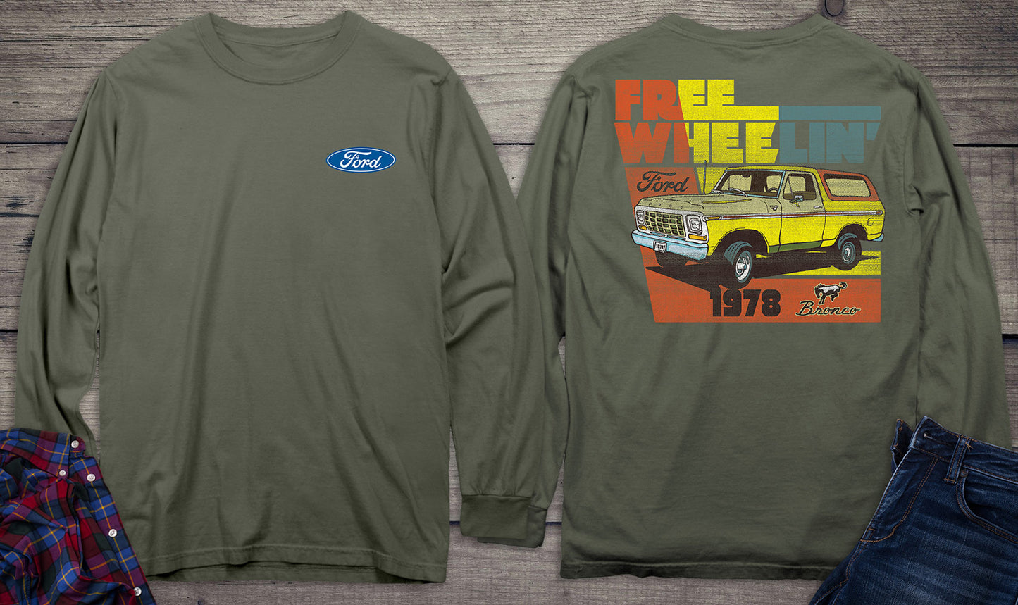 Ford Motor Company, Free Wheelin' Long Sleeve Shirt