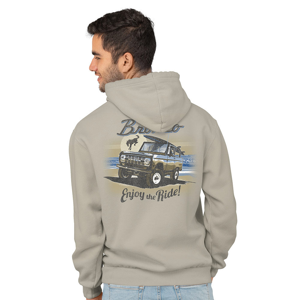 Ford Hoodie, Officially Licensed Bronco Enjoy The Ride Hooded Sweatshirt