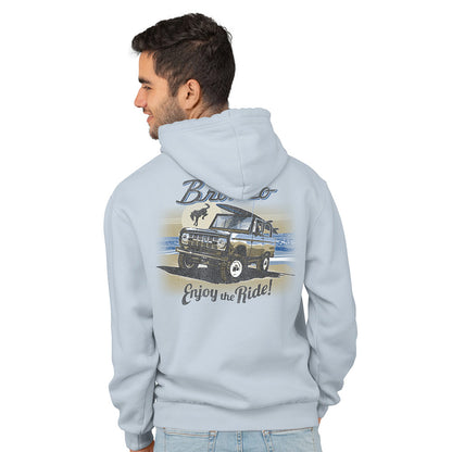 Ford Hoodie, Officially Licensed Bronco Enjoy The Ride Hooded Sweatshirt