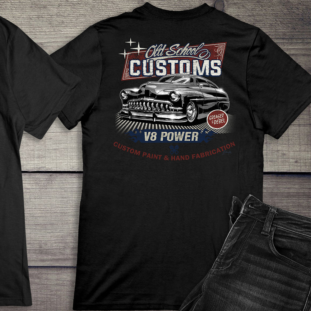 Old School Customs V8 T-Shirt