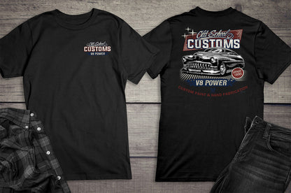 Old School Customs V8 T-Shirt