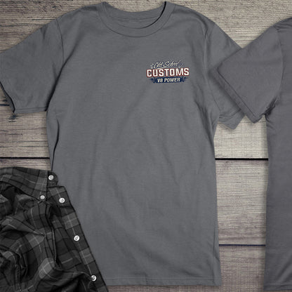 Old School Customs V8 T-Shirt