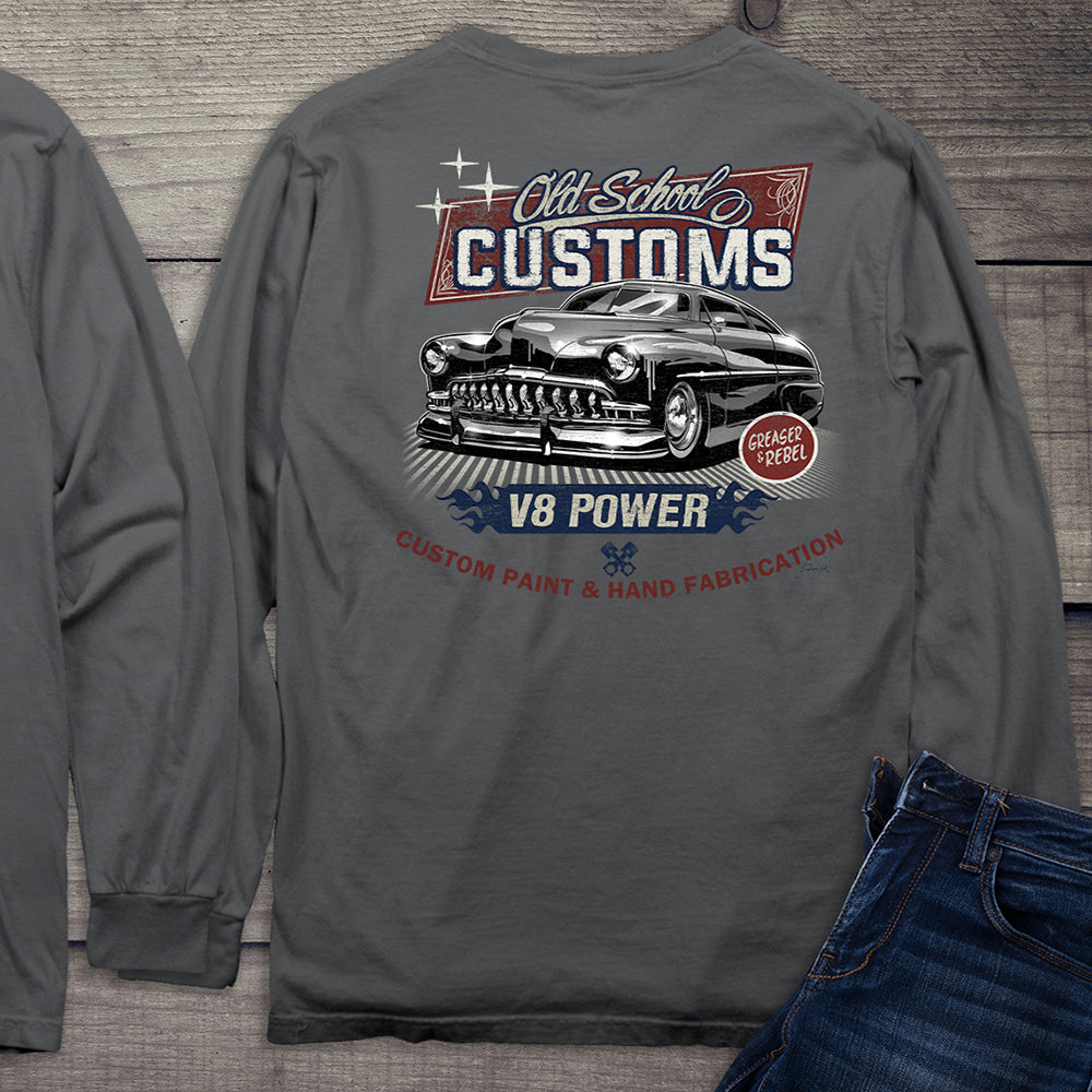 Old School Customs Long Sleeve Shirt