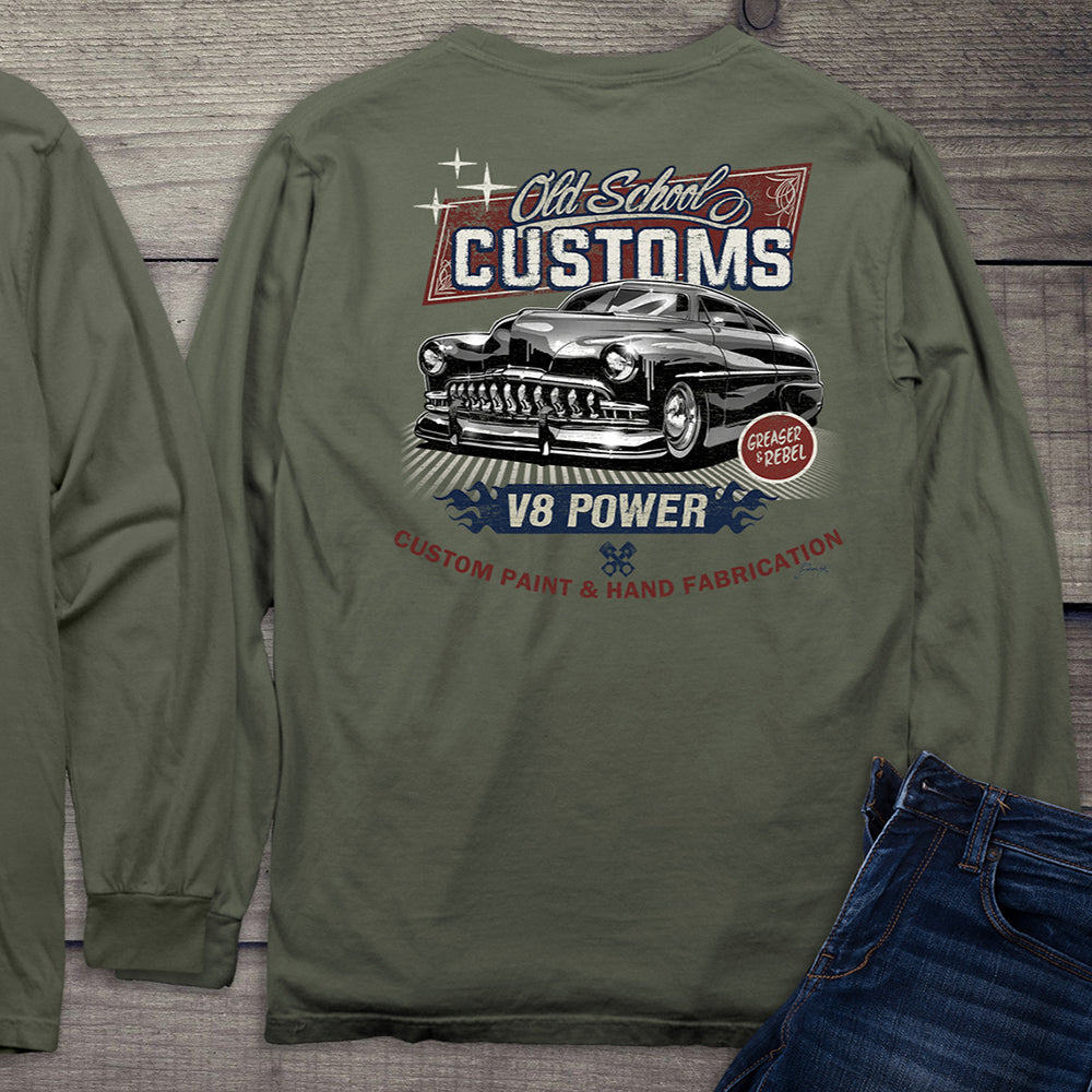 Old School Customs Long Sleeve Shirt