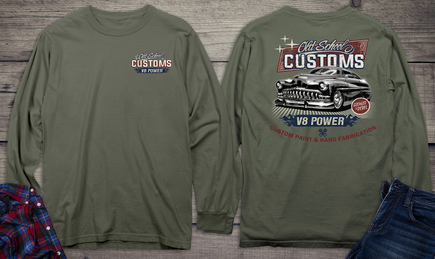 Old School Customs Long Sleeve Shirt