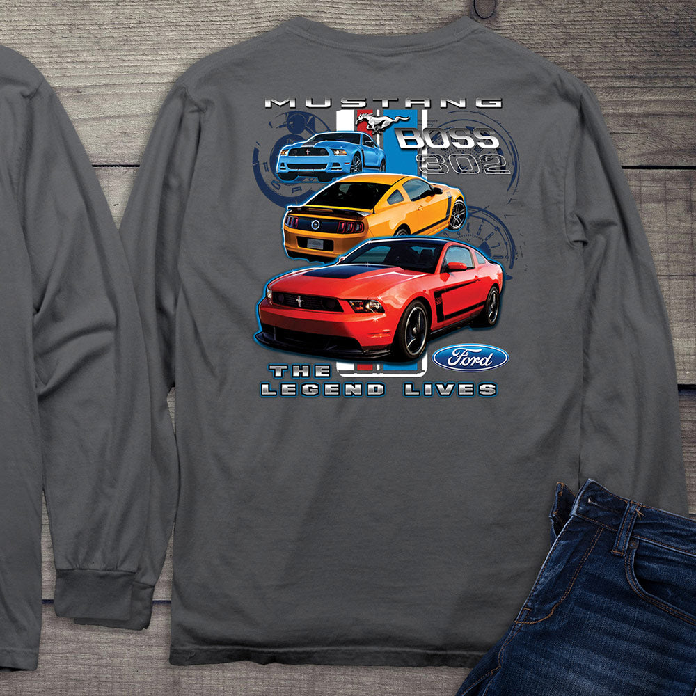 Ford Motor Company, The Legend Lives Long Sleeve Shirt