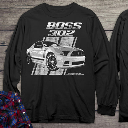 Ford Motor Company, Mustang 50 Years, Boss 302 Long Sleeve Shirt