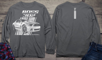 Ford Motor Company, Mustang 50 Years, Boss 302 Long Sleeve Shirt