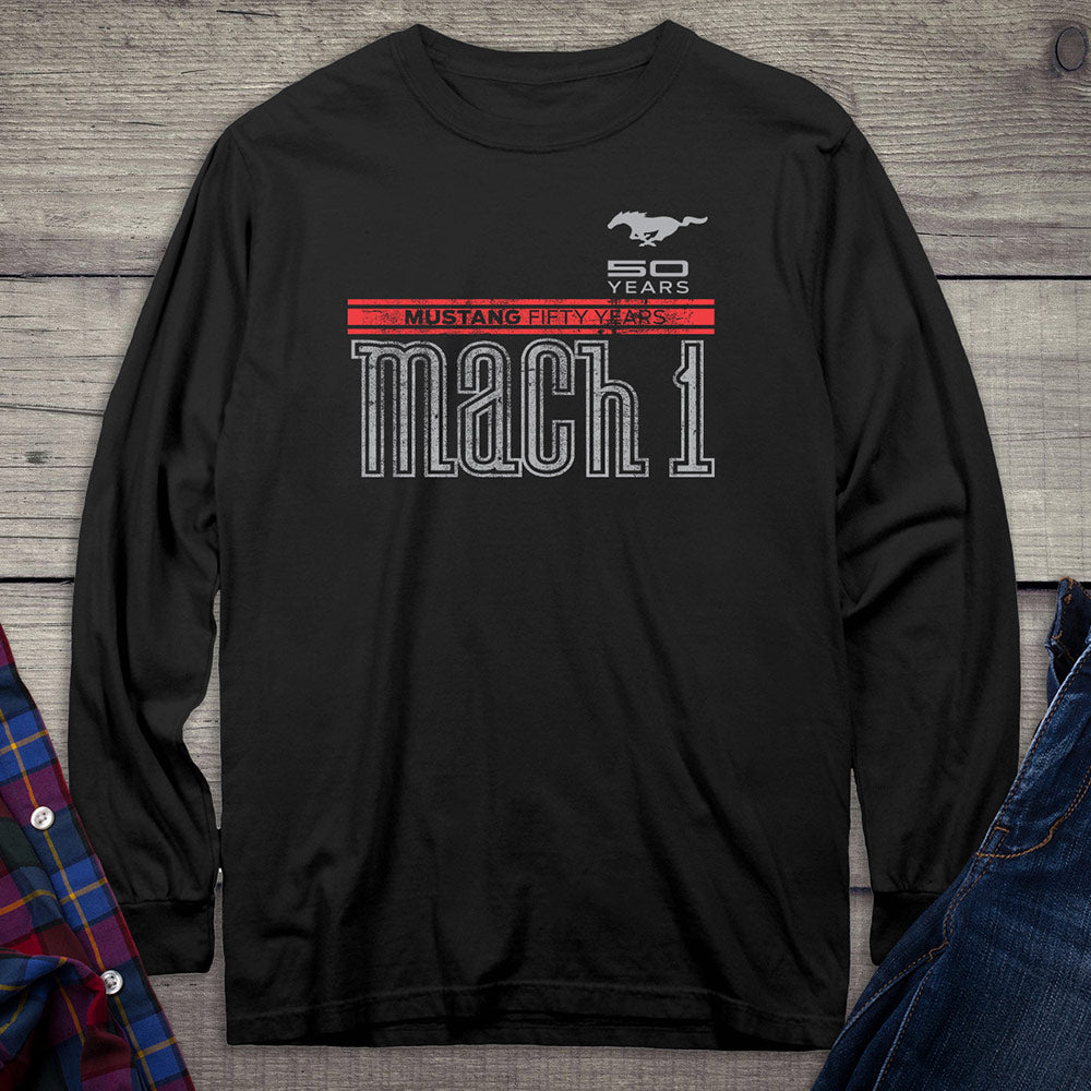 Ford Motor Company, Mustang 50 Years, Mach 1 Long Sleeve Shirt