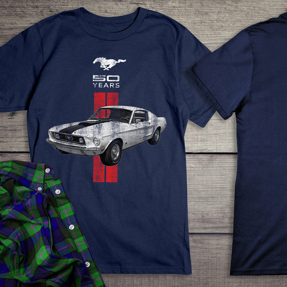 Ford Motor Company, Mustang 50 Years, Red T-Shirt