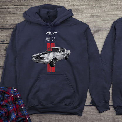 Ford Motor Company, Mustang 50 Years, Red Hoodie