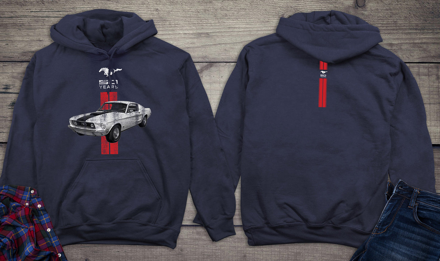 Ford Motor Company, Mustang 50 Years, Red Hoodie