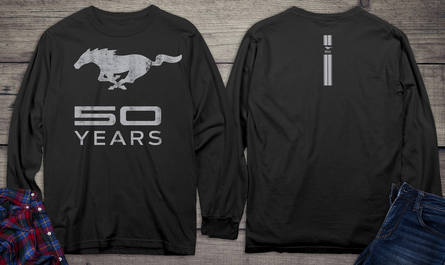 Ford Motor Company, Mustang 50 Years Long Sleeve Shirt