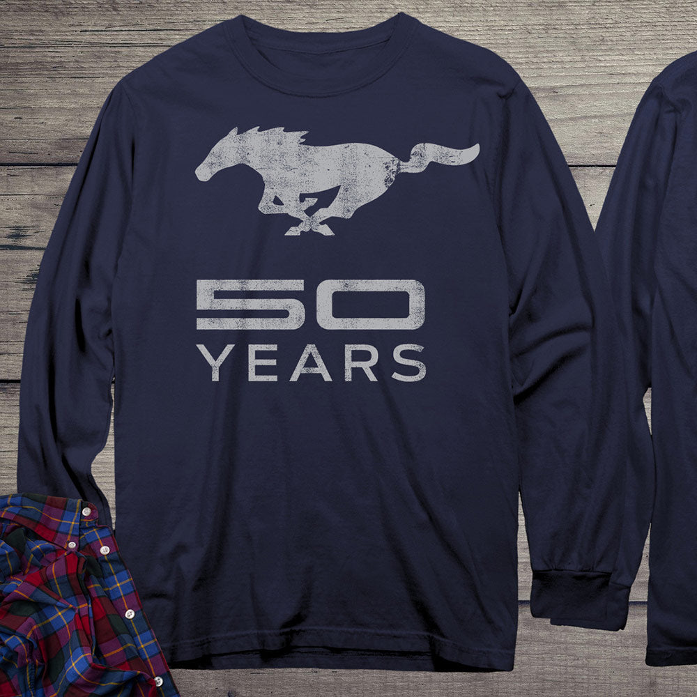 Ford Motor Company, Mustang 50 Years Long Sleeve Shirt