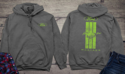 Ford Motor Company, Green Mustang Stripe Hoodie