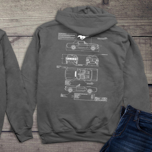 Ford Motor Company, Mustang Blueprint Hoodie