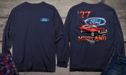 Ford Motor Company, '77 Mustang Long Sleeve Shirt