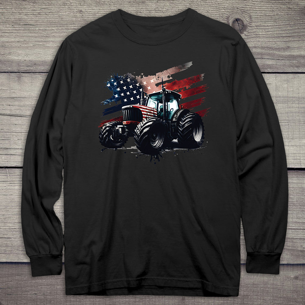 Tractor Flag Long Sleeve Tee