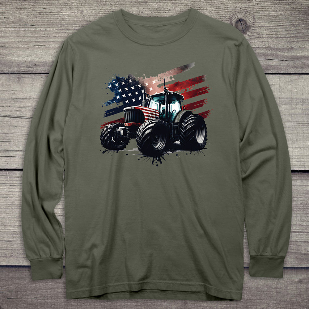 Tractor Flag Long Sleeve Tee