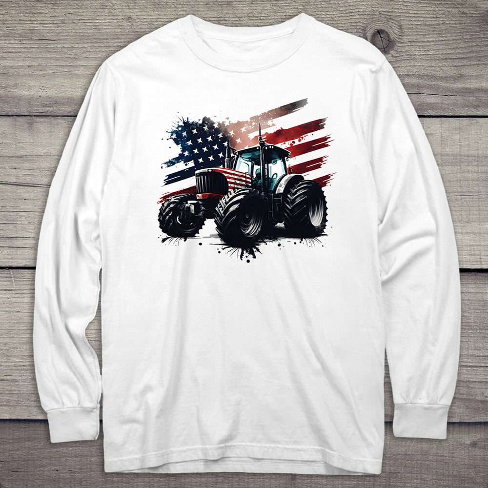 Tractor Flag Long Sleeve Tee