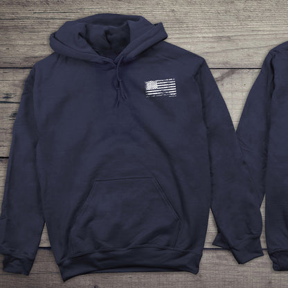 Eagle Flag Circle With Crest Hoodie