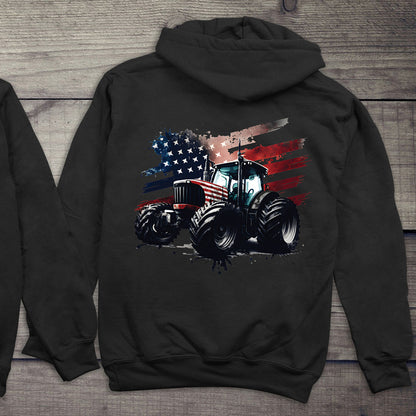 Tractor Flag With Crest Hoodie