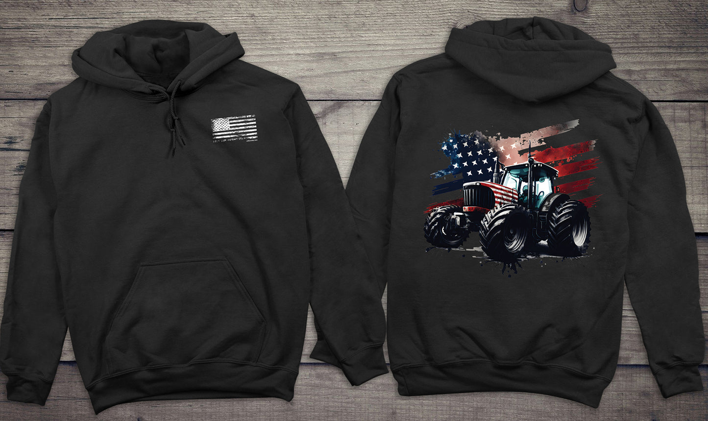 Tractor Flag With Crest Hoodie