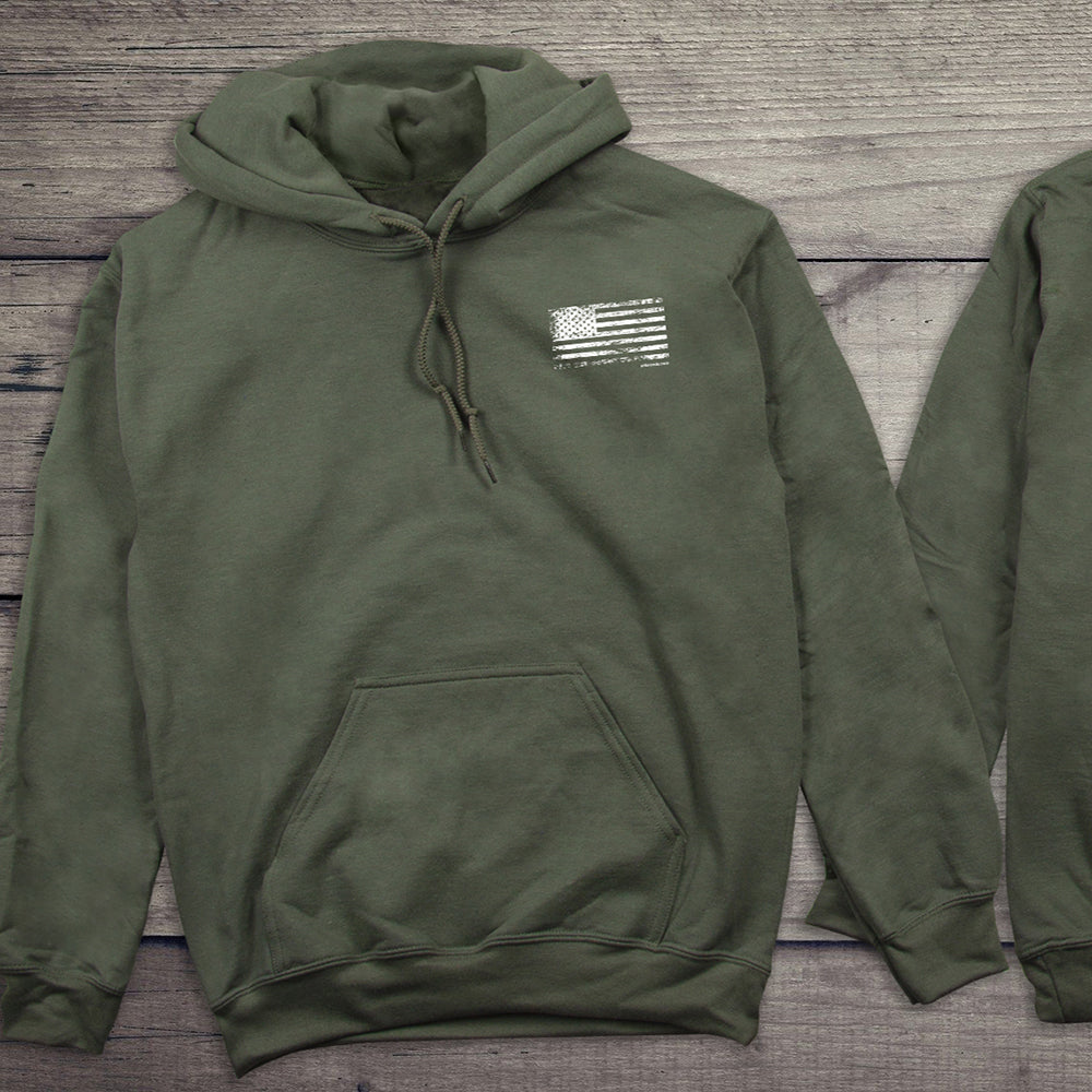 Tractor Flag With Crest Hoodie